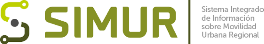 Logo SIMUR Sistema Integrado de informacion sobre movilidad urbana regional