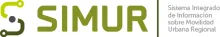Logo SIMUR Sistema Integrado de informacion sobre movilidad urbana regional